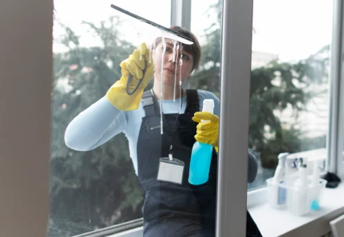 Nettoyage de vitres intérieures et extérieures à Mervent